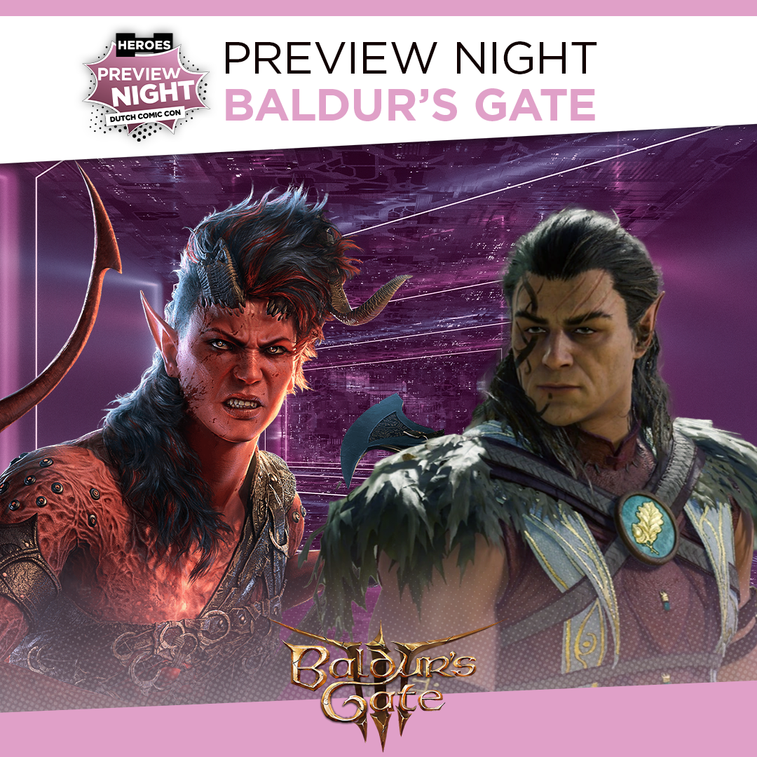 Samantha Béart and Dave Jones attend Heroes Dutch Comic Con for exclusive Baldur's Gate 3 panel